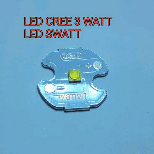 Led cree 3 watt putih 16mm