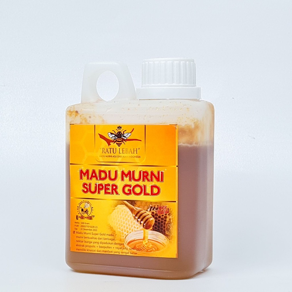 

Madu Murni Super Gold Ratu Lebah 500 Gram