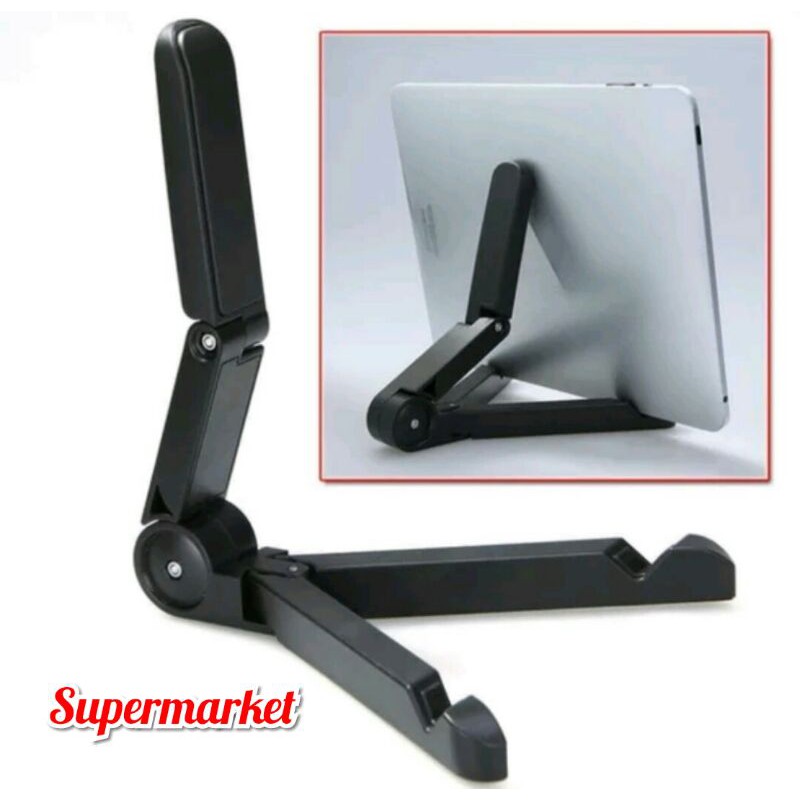 Portable Foid Stand Void Stand Phone Holder Dudukan Tablet Lipat