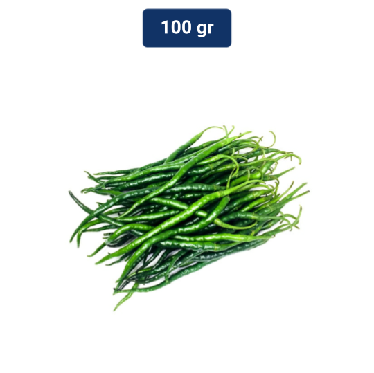 

Cabe Keriting Hijau 100 gr