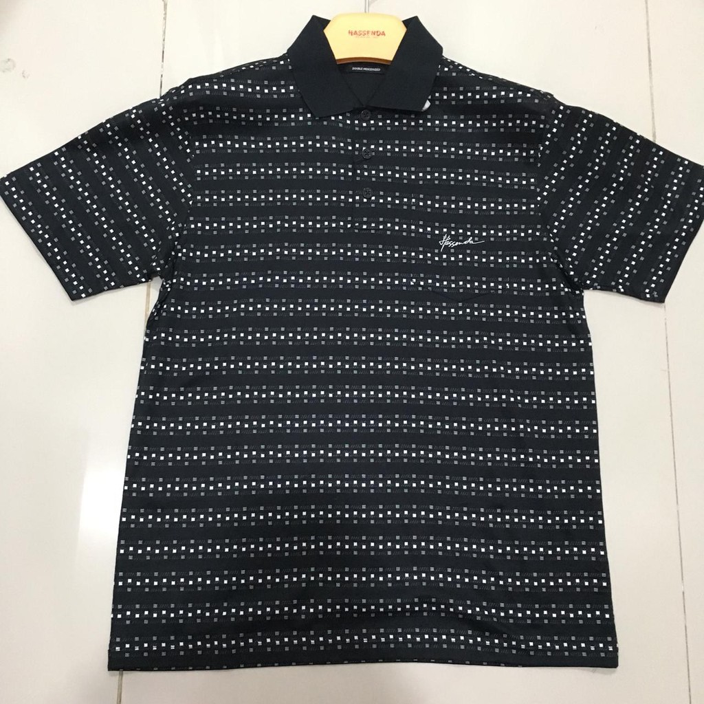 KAOS POLO MAN HASSENDA / KAOS POLO MOTIF / BAJU PRIA KERJA