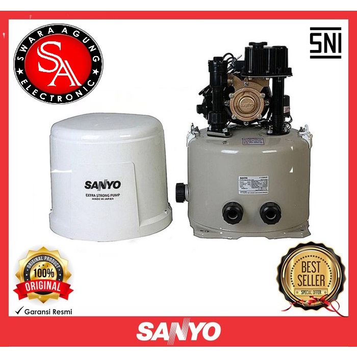 Pompa Air Sanyo 250 watt Type: PH-258JP (Khusus Daerah Medan)