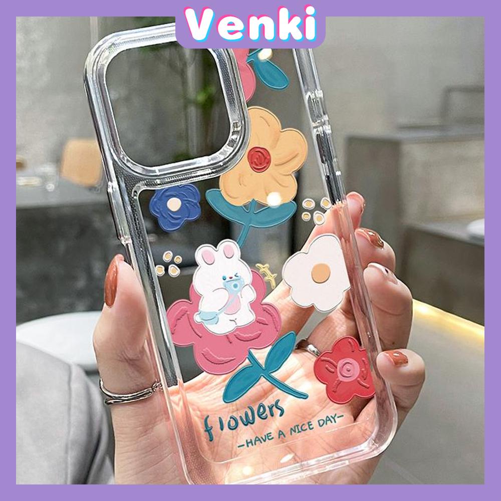 iPhone Case HD Acrylic Hard Case High Clear Metal Button Protection Camera Shockproof Painting Flowers Compatible with iPhone 14 Pro Max 14 Plus 13 Pro Max 12 Pro Max 11 XR 7Plus