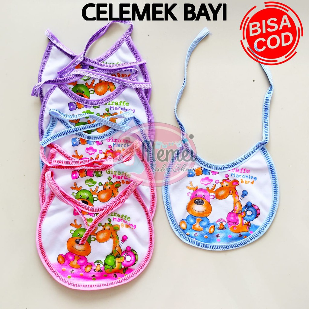 1/2 LUSIN (6 pcs) Celemek bayi harga grosir TERMURAH