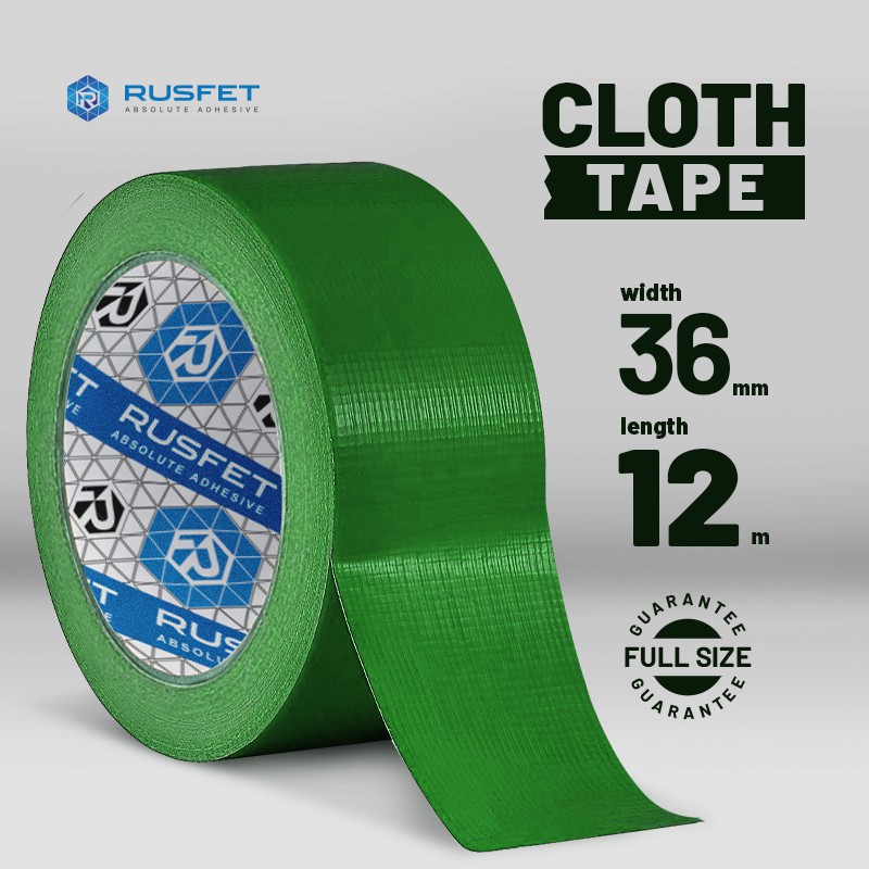 Rusfet Lakban Cloth | Lakban Kain Warna Kombinasi 46MM X 80Y