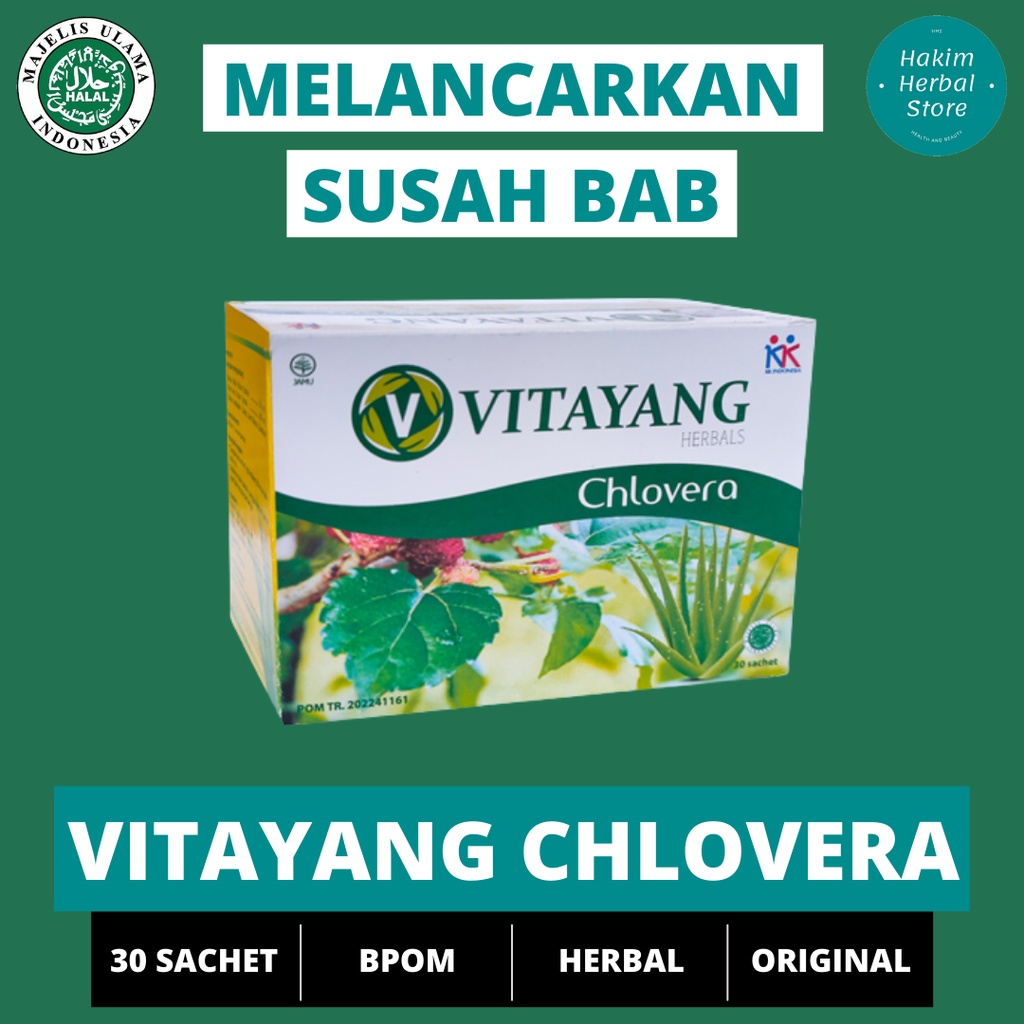 Vitayang Chlovera Obat Herbal Pelancar Susah BAB