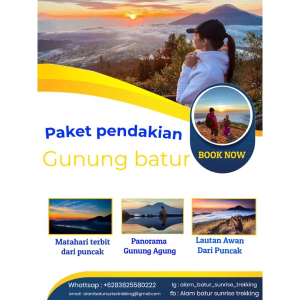 PENDAKIAN GUNUNG BATUR (Alam Batur Sunrise Trekking)