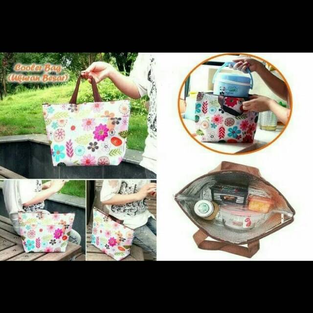 Tas bekal cooler bag ukuran besar tahan panas dingin import
