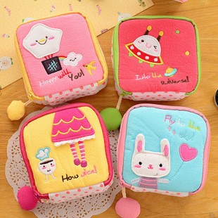 tas kecil dengan motif kartun lucu / cute cartoon cloth bag (3F5) BTA014