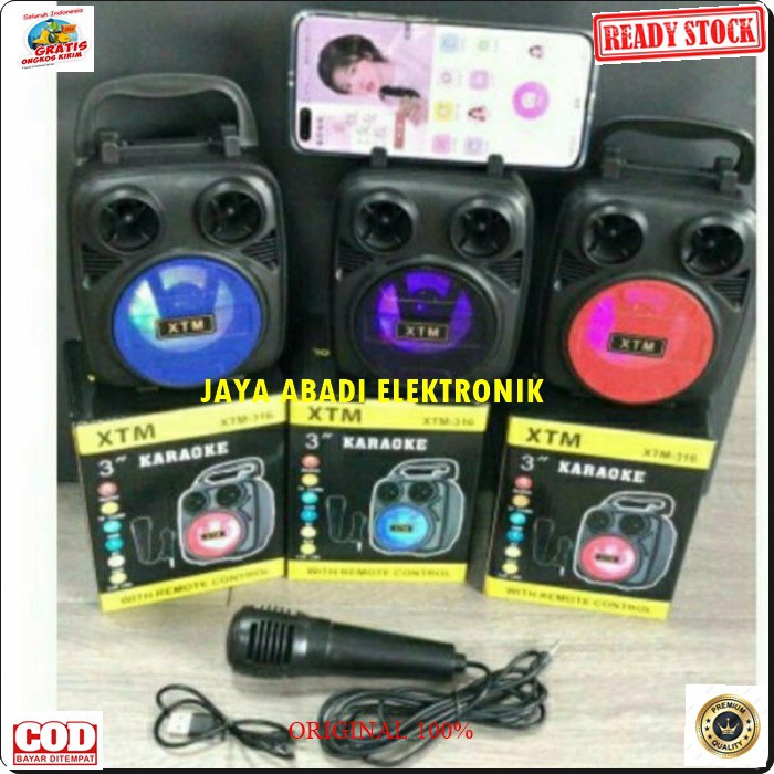 J366 SPEAKER BLUETOOTH MIC KARAOKE WIRELESS BLUETOT SUPER BASS SPK MINI VOCAL VOKAL SOUND SISTEM SYSTEM SUARA SPIKER MP3 USB RADIO AUDIO MUSIC MUSIK DIGITAL AKTIF PORTABLE PENGERAS CAS CASAN BATERAI HIFI MICROPHONE BONUS MIC KARAOKE BISA PAKE BLUETOOT