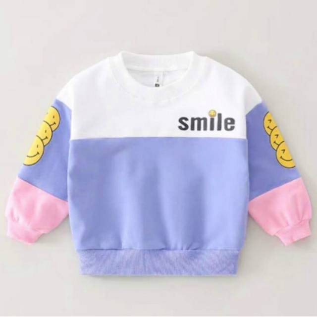 Mantel Bayi Sweater Baby Jacket Cewek Jaket Anak Perempuan 1 2 3 4 5 Tahun Smiley Sweter Sweeter