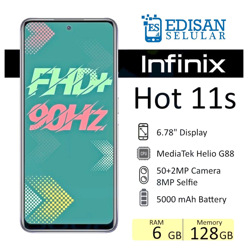 Infinix Hot 11s  6/128 GB Garansi Resmi-0