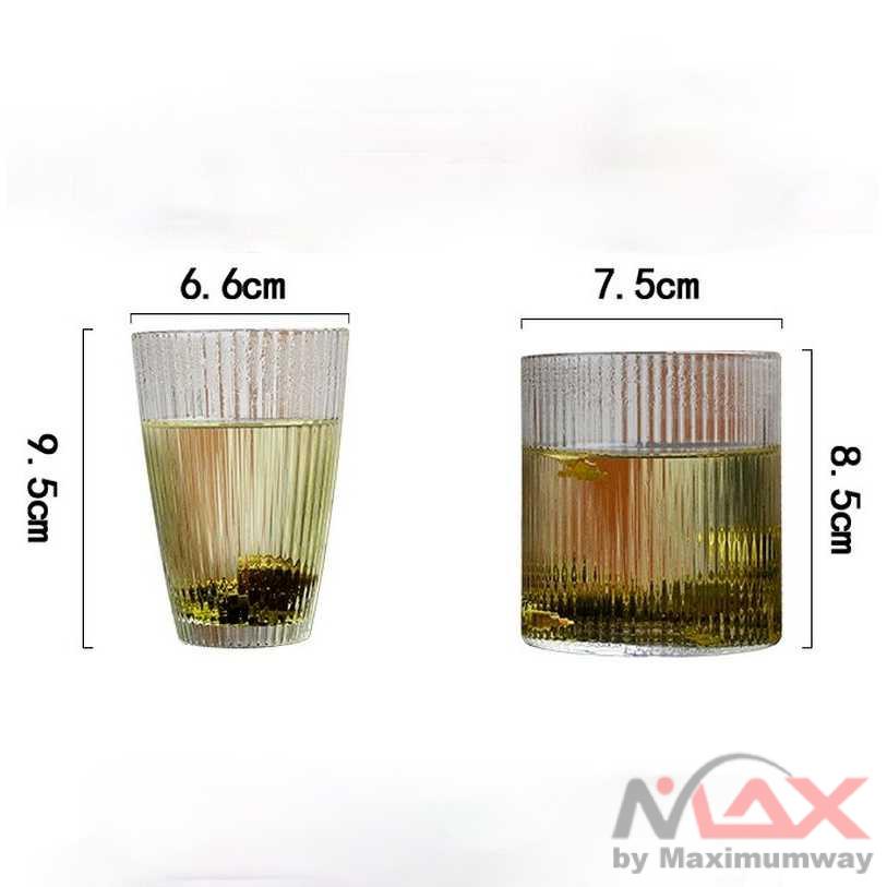 Gelas / Cangkir Bar Bartender Purplepure Gelas Unik Kopi Teh Minuman Borosilicate Glass 300ml KT011