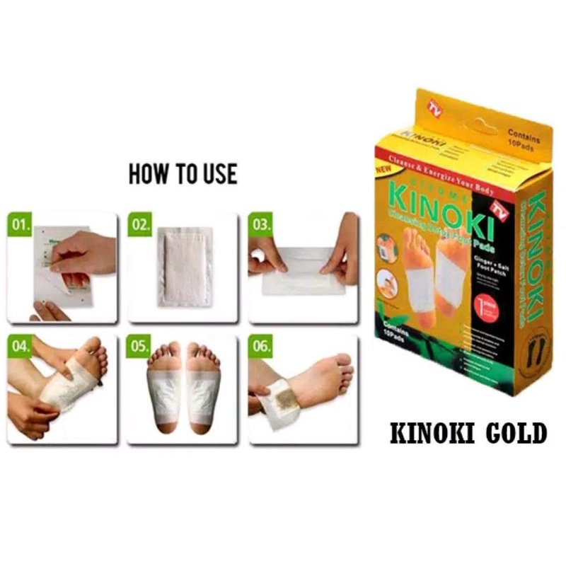 Kinoki Gold Koyo Kaki Penyerap Racun Detox Plester Koyo Kaki