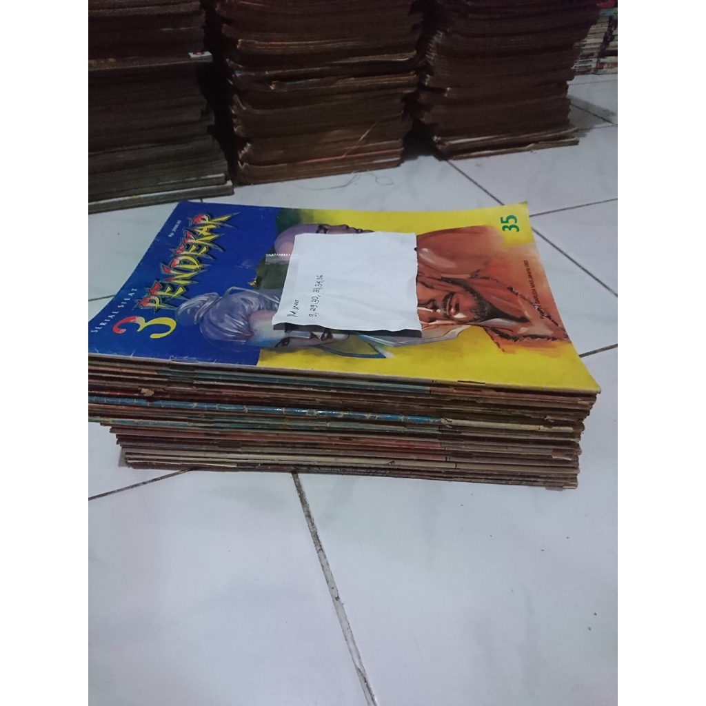 Komik 3 pendekar 1-36 tamat minus 6 nomer