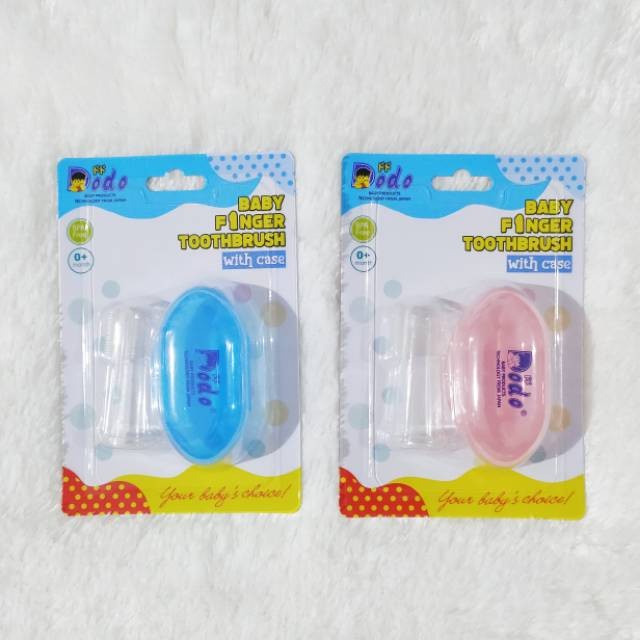 Dodo Baby Finger Toothbrush With Case 0m+ / BPA Free