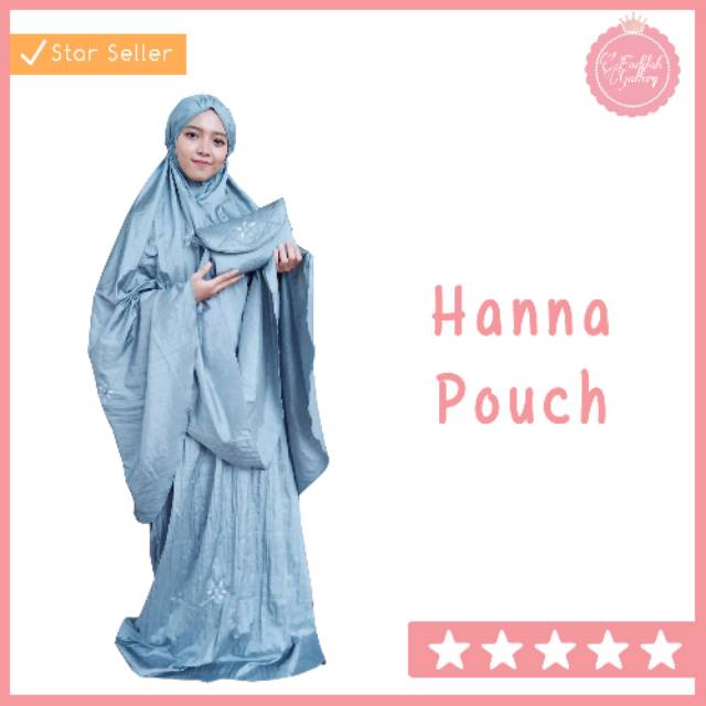 Mukena parasut Hanna Pouch by Fadilah Gallery