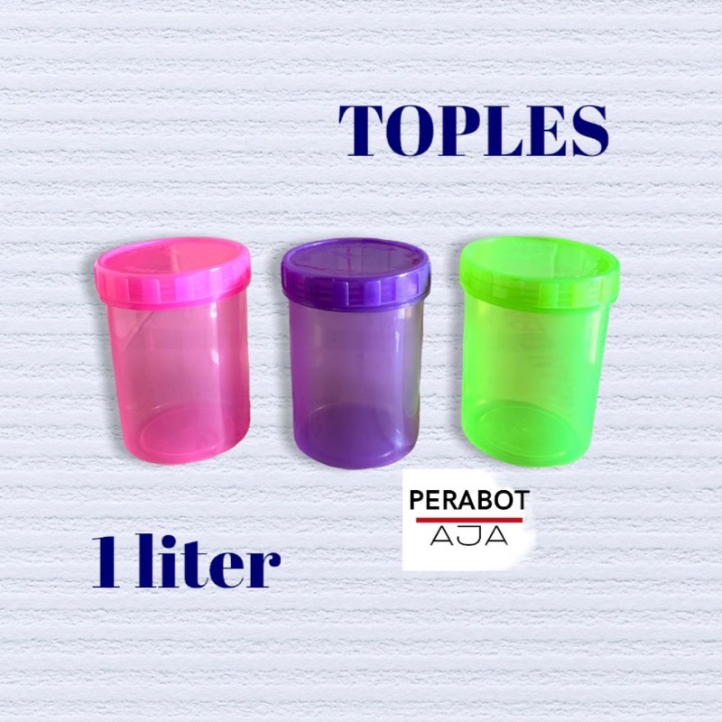 TOPLES PLASTIK 1 KG TUTUP DRAT / ULIR / PUTAR KEDAP | TOPLES KUE