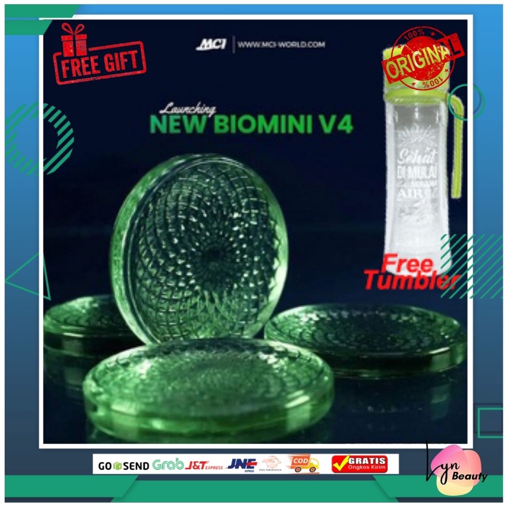 BIOMINI BIOGLASS MINI VERSI 4 TERBARU ORIGINAL 100% MCI FREE TUMBLER