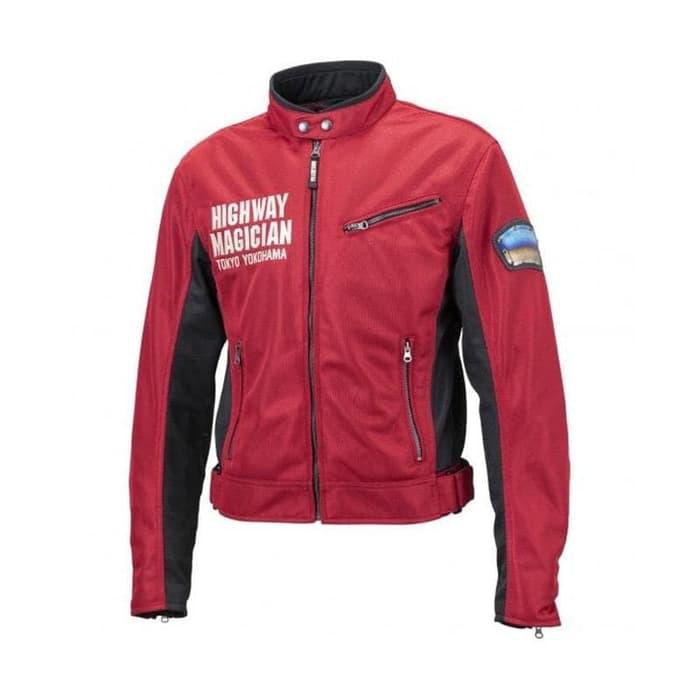 JAKET MOTOR YELLOW CORN JACKET YB 9101 RED suku cadang