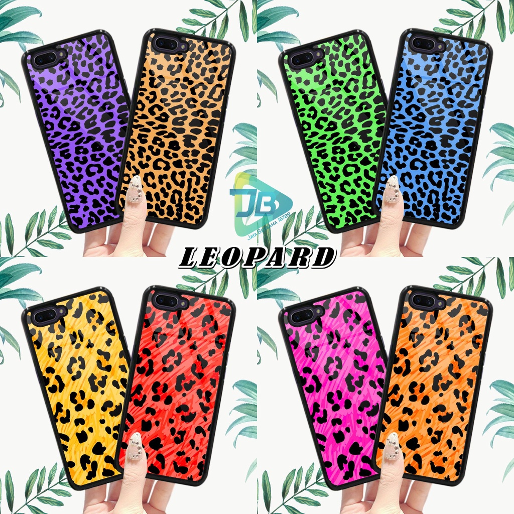 HARDCASE 2D GLOSSY LEOPARD OPPO VIVO XIAOMI SAMSUNG REALME IPHONE ALL TYPE JB4695