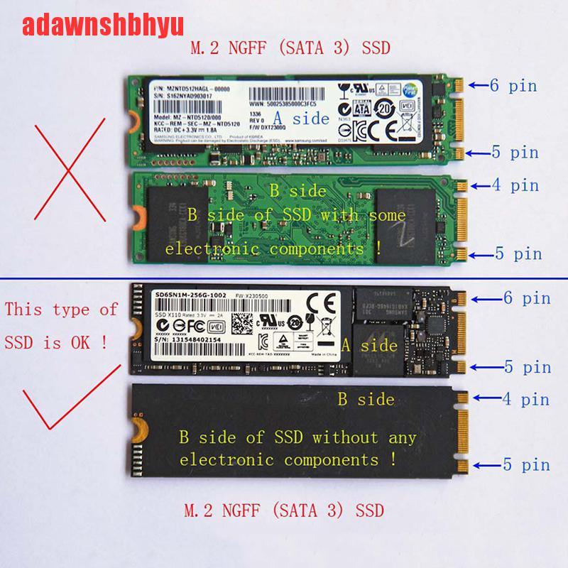 Kartu Adapter Converter M.2 Ngff Sata Ssd Untuk Macbook Air A1465 2012