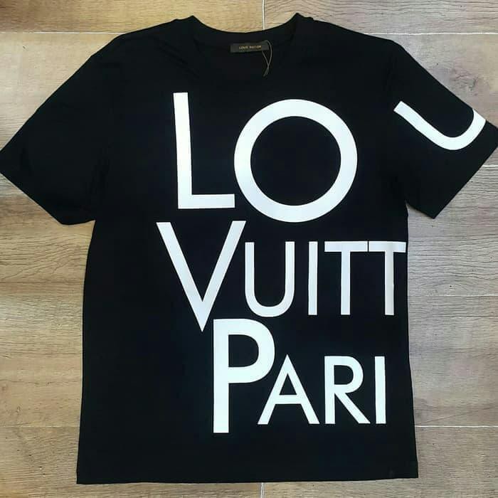 BAJ- Kaos Lv / Louis Vuitton Print Series Import Premium Quality Diskon
