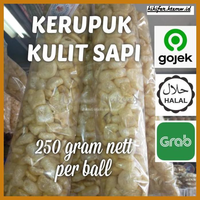 

GNIREKDOOF- KERUPUK KULIT SAPI / KRUPUK JANGEK/ KRUPUK / RAMBAK/ KERUPUK 250 GRAM -ORIGINAL.