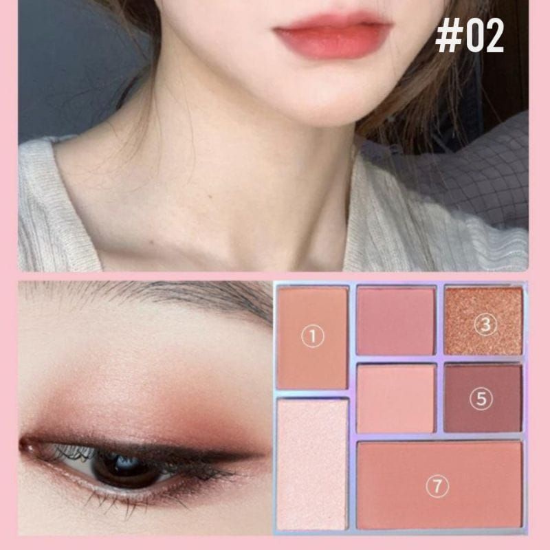 Medan Termurah Eyeshadow Palet 7 Warna Terlaris Eyeshadow 7 Colors LAMEILA