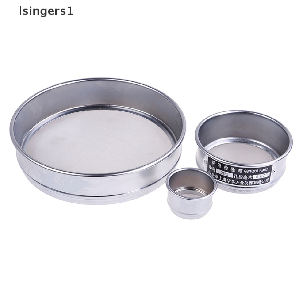 (lsingers1) 200 Mesh 0.074mm aperture Bahan stainless steel Ukuran 5-20cm