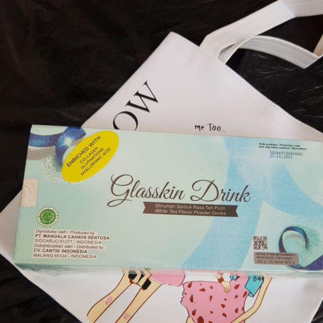 Ms Glow Glasskin Drink /free Gelas Cantik