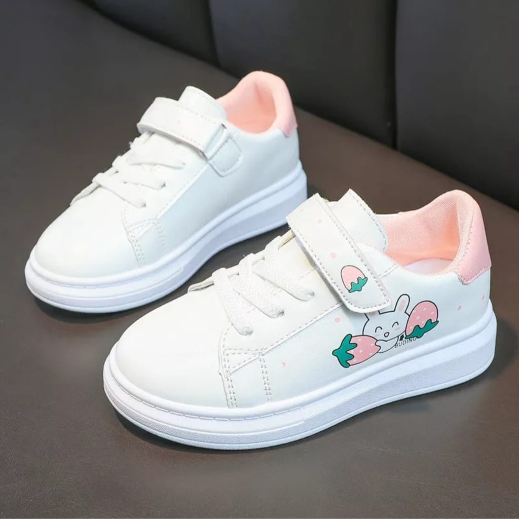 SEPATU SNEAKERS ANAK CEWE COWO KELINCI STARWBERRY