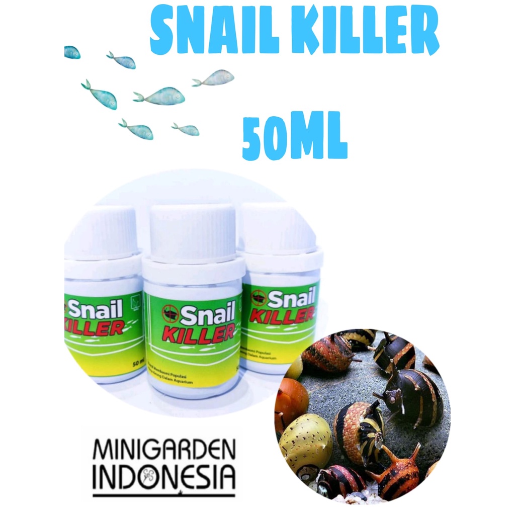 SNAIL KILLER 50ML pembasmi keong aquarium obat hama siput aquascape