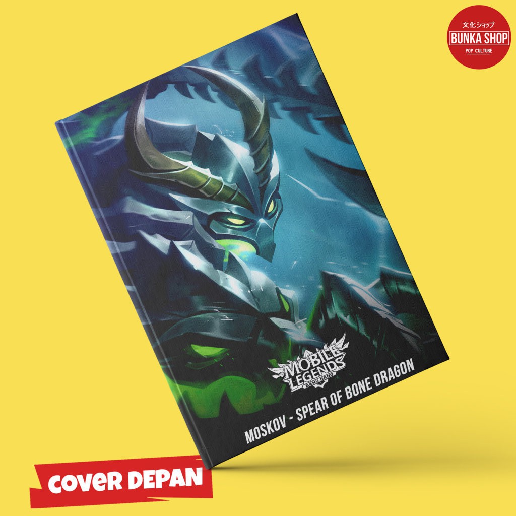 

Note Book Game Mobile Legends Moskov Spear of Bone Hardcover A5 Buku Tulis Catatan Murah Jurnal Agenda Planner