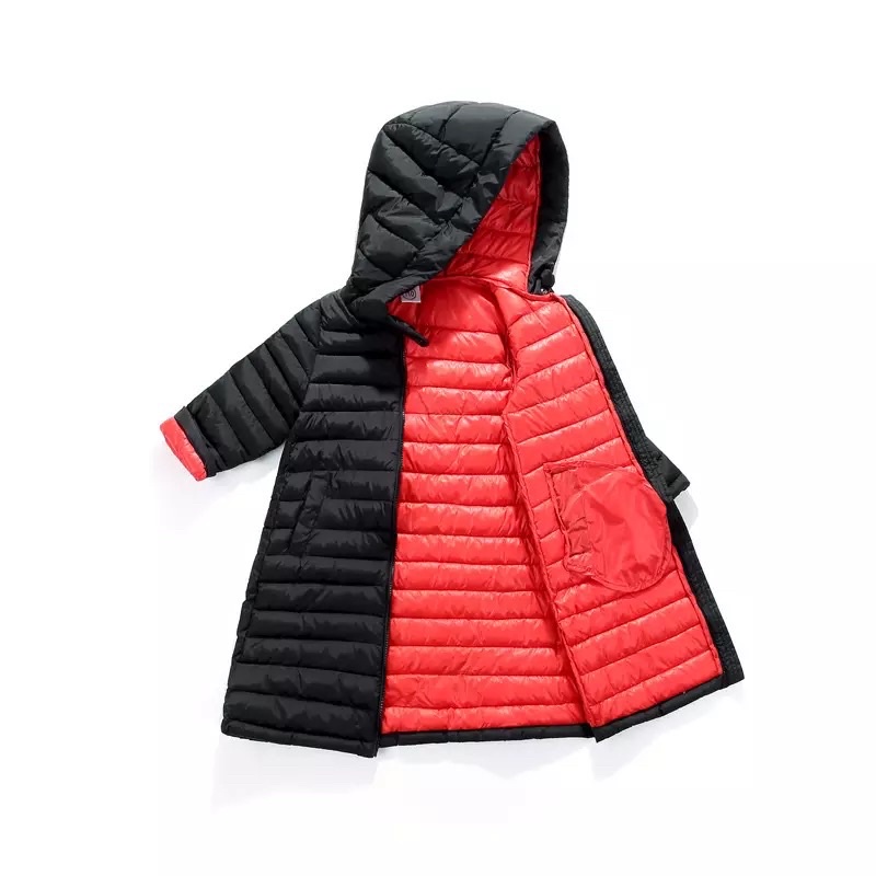 Winter Waterproof Long Jacket for Kids Puffer Coat Jaket Panjang Winter Anak Anti Air