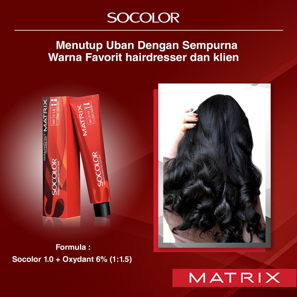 ❤️Glamouroseshop❤️ Matrix So Color 90 gr + Matrix Oxydant 135 ml