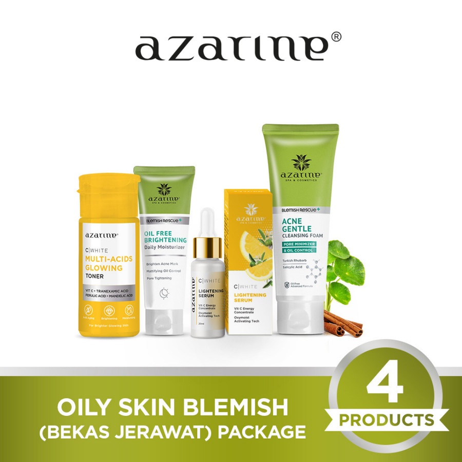 Azarine Oily Skin Blemish (Paket Penghilang Bekas Jerawat)