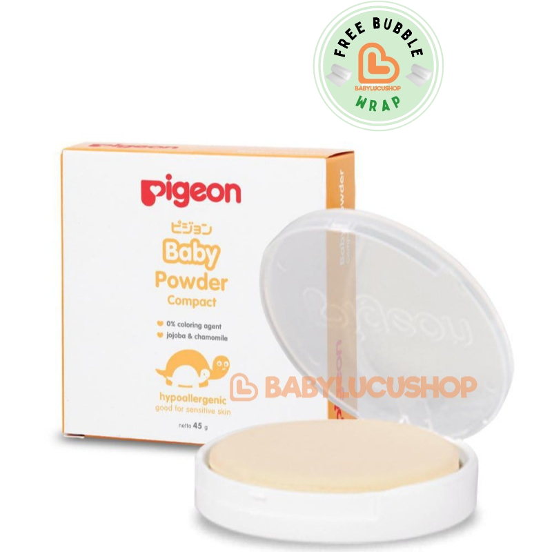 PIGEON Baby Powder Compact 45gr / Bedak Padat Pigeon / Baby Powder / Baby Powder Cake Reffil