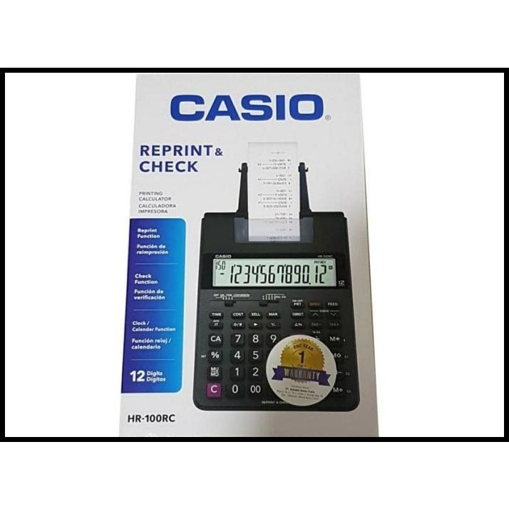 

Casio Hr-100 Rc Print Kalkulator Calculator Kalculator 100Rc Hr100Rc