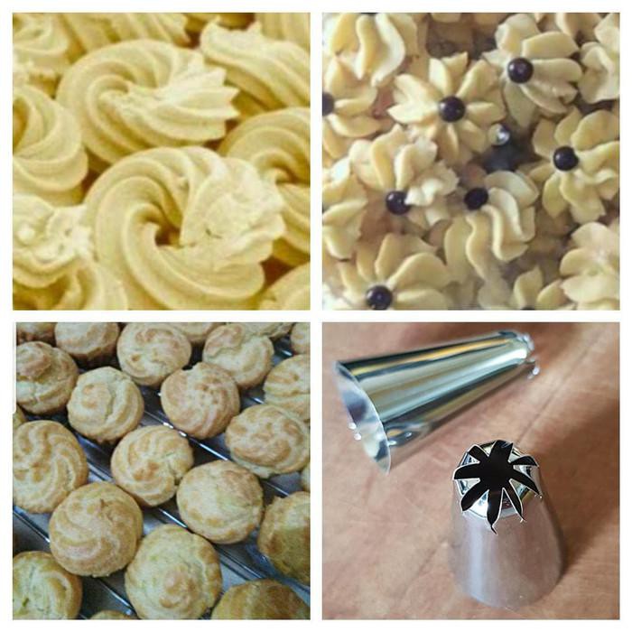 Baking / Spuit Kue Semprit Besar Spuit Kue Sagu Keju Kue Sus Churros Kue Kering