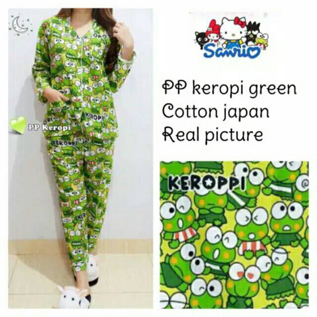 Piyama dewasa karakter lengan panjang