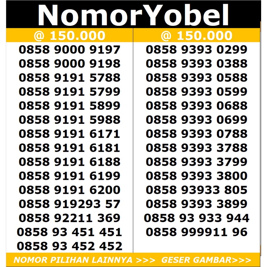 nomor cantik im3 indosat mentari