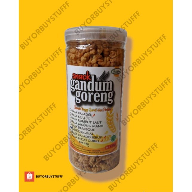 

Snack Gandum Goreng 400gr/ makanan ringan / camilan/ basreng / snack kiloan/ kerupuk / keripik