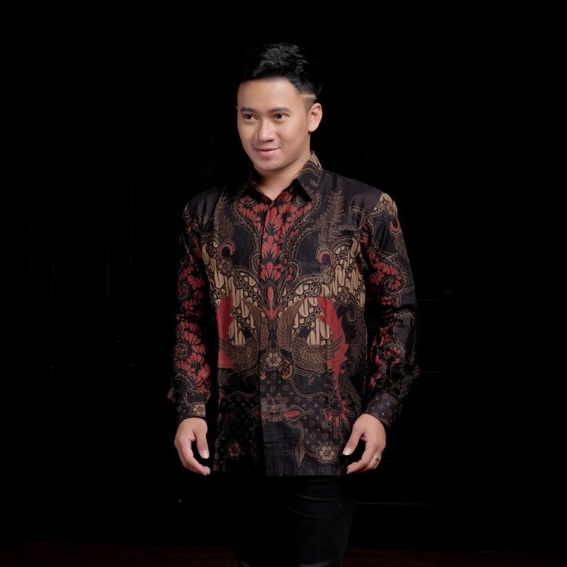 Hem Batik Pria Panjang Lawasan Sogan/Pari Sulur/Parang Black/Merak Papua Ori by Batiek