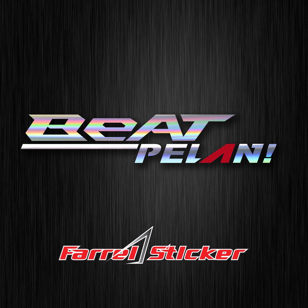 Stiker cutting sticker BEAT PELAN!