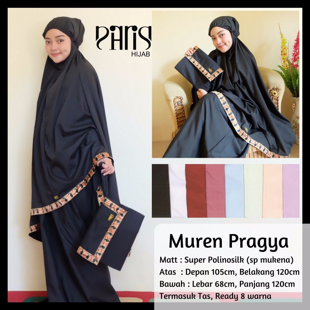 PARISKU MUKENA RENDA PRAGYA Katun Super Polynosilk