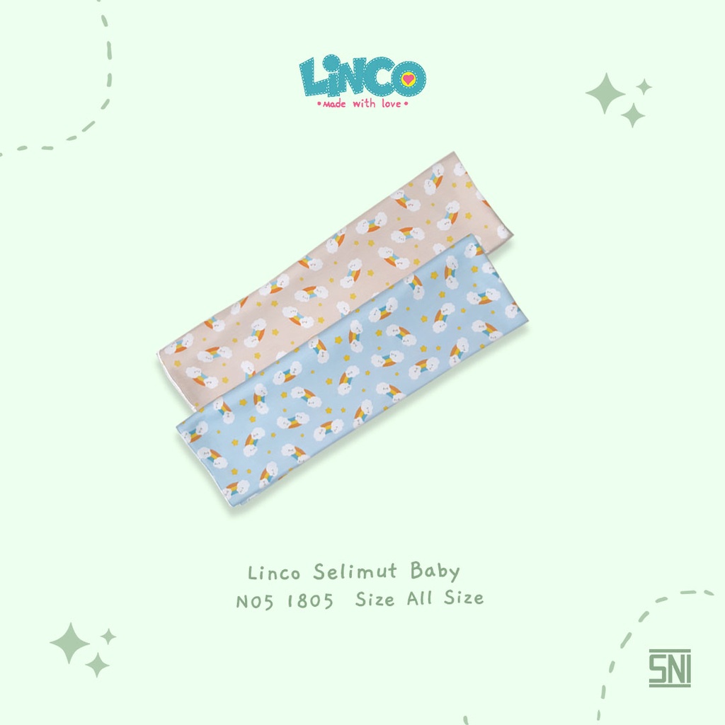 LINCO Selimut Bayi / Blanket Baby / Bedong Selimut Newborn N05