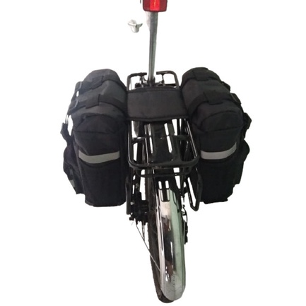 Aksesoris Sepeda - Tas Sepeda Tas Pannier Touring Tas Rak Pannier Tas Sepeda Lipat Double