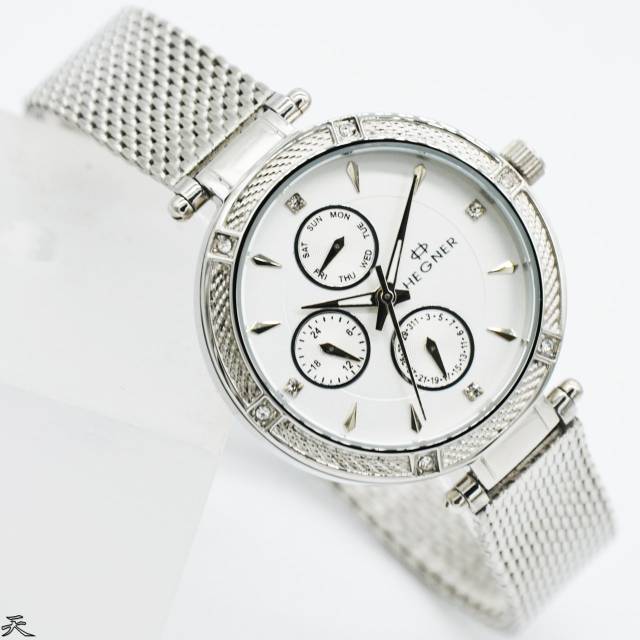 Jam Tangan Wanita Hegner Original Chrono Aktif