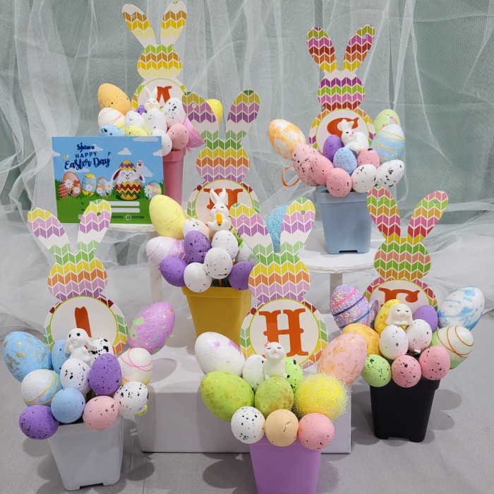 

Paket dekorasi box hampers easter bunny eggs kelinci telur paskah 10